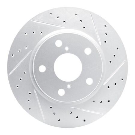 Dynamic Friction Co DFC Geoperformance Rotor - Drilled and Slotted 830-76135R