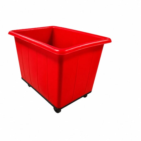 Loadpro Commercial Grade Heavy Duty 8 Bushel Bin Cart, 800 lb Capacity, Red RM-LOADPRO-8BU RED