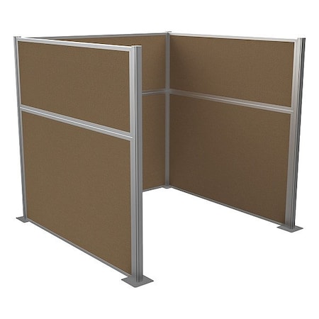 Versare Cubicle Kit, Latte, 72 in H HPKU-66-S-DO