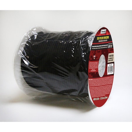 Secure Line Koch Industries 5/32 in. D X 400 ft. L Black Braided Nylon Paracord 5540044