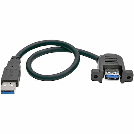 Eaton EATON USB 3.0 Superspeed Panel-mount Type-a Extension Cable (m U324-001-APM