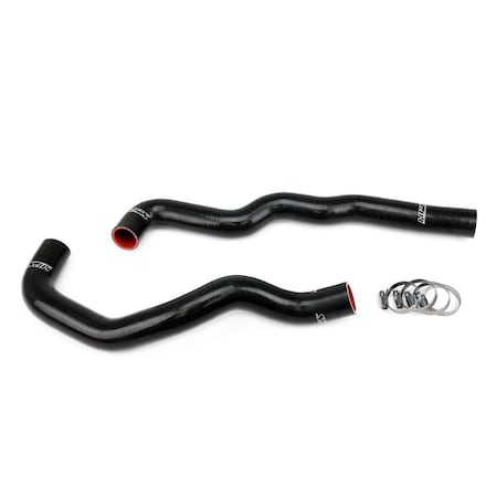 Hps Performance Silicone Radiator Coolant Hose Kit 98-05 Lexus GS300 GS400 with 2JZ-GTE VVT-i Swap, Black, 57-2080-BLK