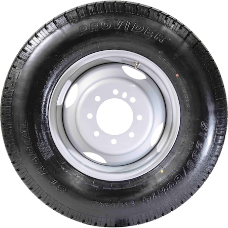 Taskmaster TRAILER WHEELANDTIRE ASSEMBLIES 16 Inch Diameter x 6 Inch Width 8 x 1651 Millimeter 8 x 650 Inch A16RTK477HDM