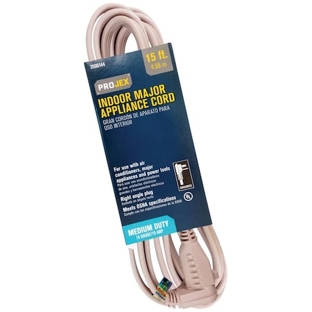 Upgrade 15 ft. Appliance Cord, Beige UP3324560