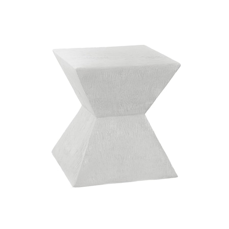 Monarch Specialties Accent Table 25"h, Indoor or Outdoor, Side Table, Nightstand, Bedroom, Living Room, White, Modern I 4126