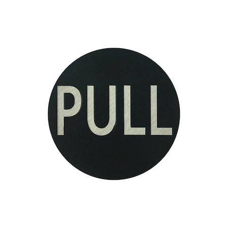 Brixwell Round Pull Indicator Matte Black Finish Pull Matte Black RPL2MBL