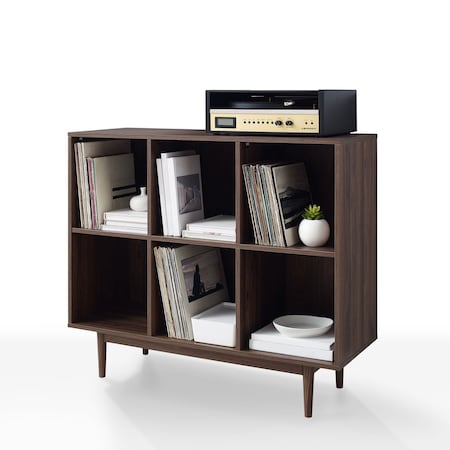 Crosley Liam 6 Cube Record Storage Cube Bookcase CF1121-WA