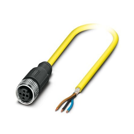 Phoenix Contact SAC-3P-10 0-542/M12FS SH BK 1406265