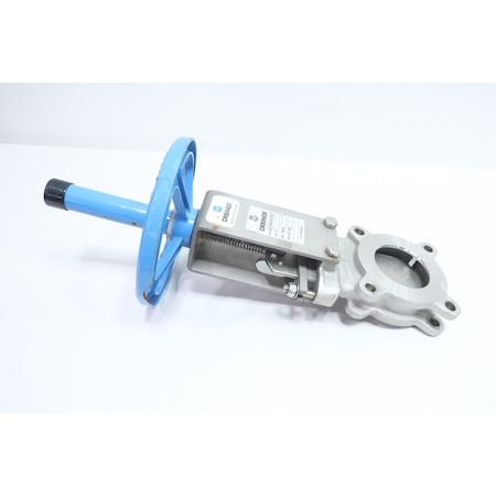 Orbinox MANUAL STAINLESS LUGGED KNIFE GATE VALVE 3I 20-3636MI-03.0-SSY