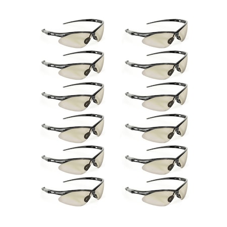 Malta Dynamics APEX, Safety Glasses, Indoor/Outdoor Lens, 12 PK SG1016-12