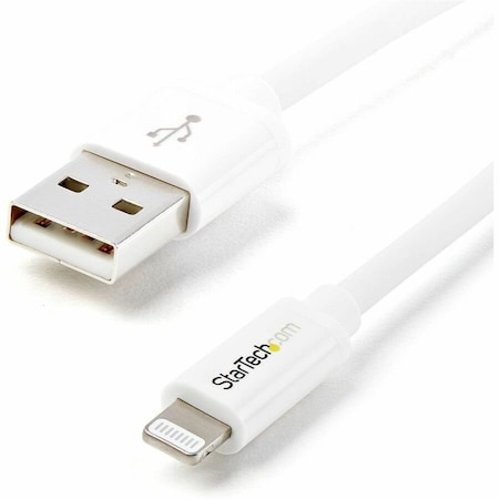 Startech.Com 1m White 8-pin Lightning to USB Cable USBLT1MW