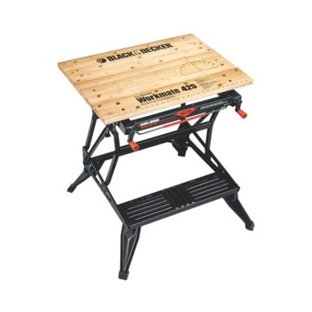 Black & Decker Workbench, 29 in OAW, 30 in OAH, 2134 in OAD, 550 lb Capacity WM425