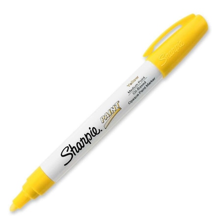 Sharpie Marker, SharpiePoint, Med, Yellow 34905