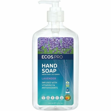 Ecos Pro Liquid Hand Soap, Lavender Scent, 17 oz PL9665/6