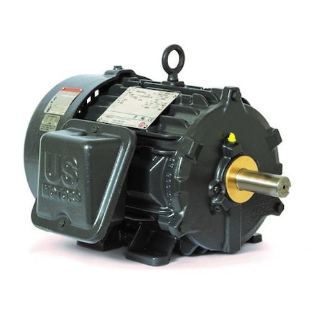U.S. Motors Three-Phase Motor, 40 HP, 324T Frame, 460V Voltage, 1,780 Nameplate RPM 30 1/4 in Overall Length 8D40P2C
