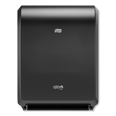 Tork Electronic Hand Towel Roll Dispenser, 8in Roll, 12.32 x 9.32 x 15.95, Black 771828