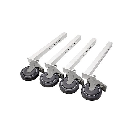 Labconco Heavy-Duty Caster Kit, 4 in L, 25 in W 5190108