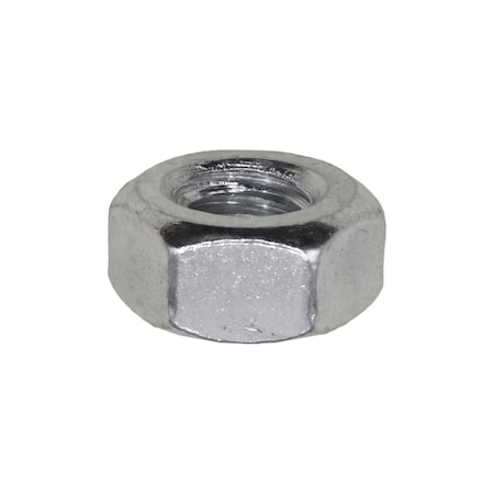 Auveco Grade 5 Hex Nut 1/4in-20 USS Zinc, 100PK 15586