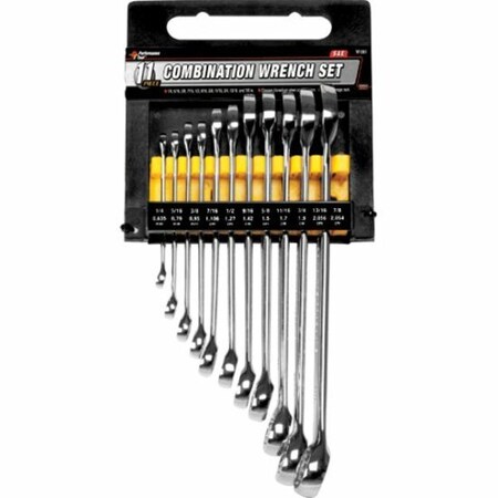 Performance Tool Performance Tool 12 Point SAE Combination Wrench Set 11 pc W1061