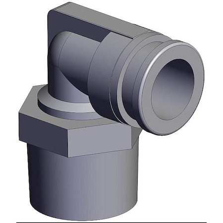 Smc Push-Fit Fitting, Elbow KQG2L12-04S