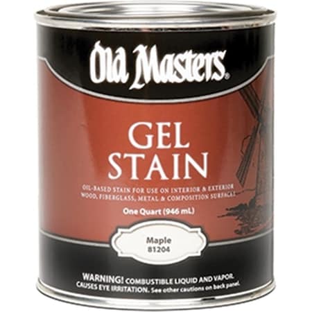 Old Masters 81204 Maple Gel Stain 1 Quart 86348812048