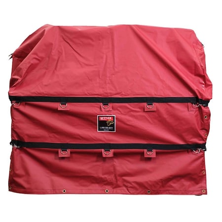 Mytee Products Coil Tarps 7ft x 7ft x 7ft - RED CT7-7-RED