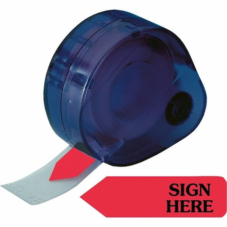 Redi-Tag Flag, SignHere, Dispenser, Red, PK120 81024