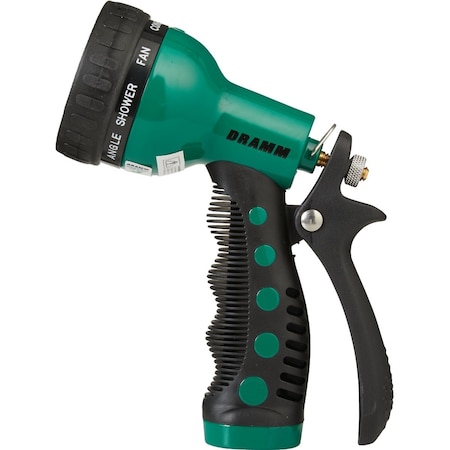 Dramm Heavy-Duty Metal 9-Pattern Nozzle Green 60-22704