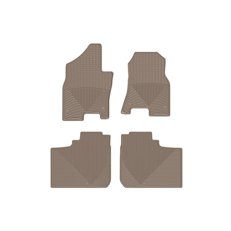 Weathertech Tan, Front and Rear All Weather Floor Mats W506TN-W507TN