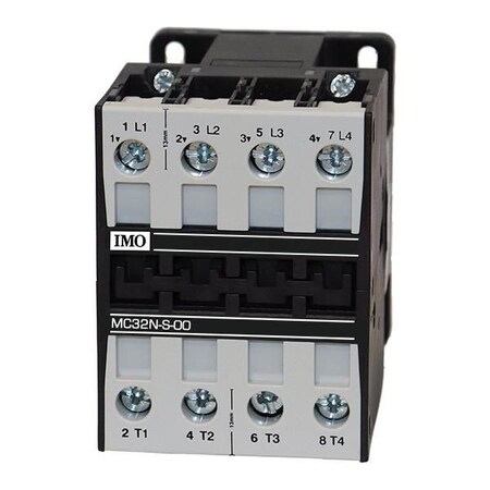 Imo Automation Contactor 4 Pole Open 18.5 kW32 A AC3, 400V AC Coil MC32N-S-00-40400AC