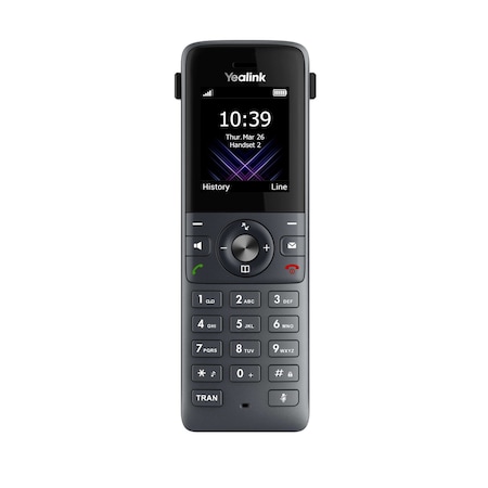 Yealink Basic DECT Handset New modern commercial design, more compact and easy to carry Up 35 hours talk W73H