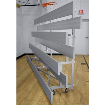 Gared Sports Three Row Low Rise Tip-N-Roll Spectator Bleacher Plank, 27 ft. TRB0327LR