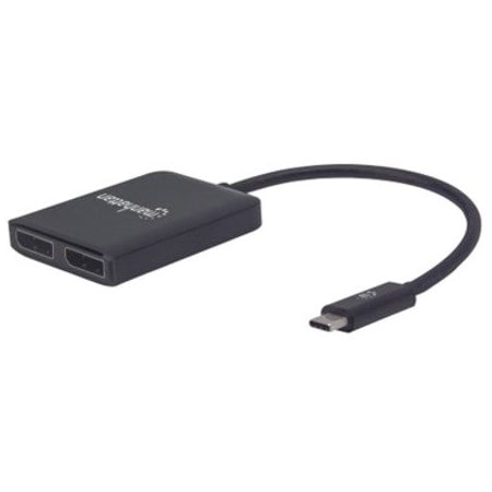 Manhattan - Strategic USB-C TO DUAL DISPLAYPORT ADAPTER - MST 152952
