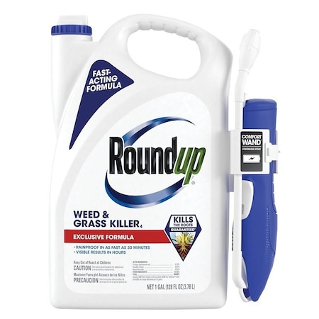 Roundup Weed and Grass Killer, Liquid, 1 gal Bottle 5375404