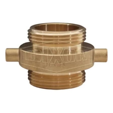 Dixon The Right Connection Double Pin Lug Adapter, 1-1/2 in, MNPSH x MNPT, Cast Brass, Domestic DMP15S15T