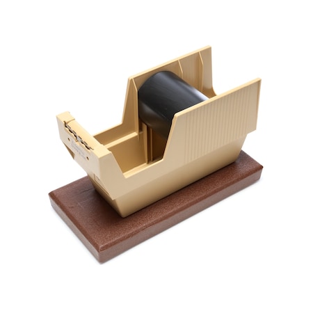 Scotch Handheld Tape Dispenser with Weighted Base, 2 in Max. Tape Width, 3 in Tape Core Dia, Plastic, Putty P52W