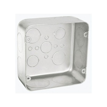 Southwire Electrical Box, 42 cu in, Plenum Box Type, Steel, Square Shape 72171-1-1/4VT