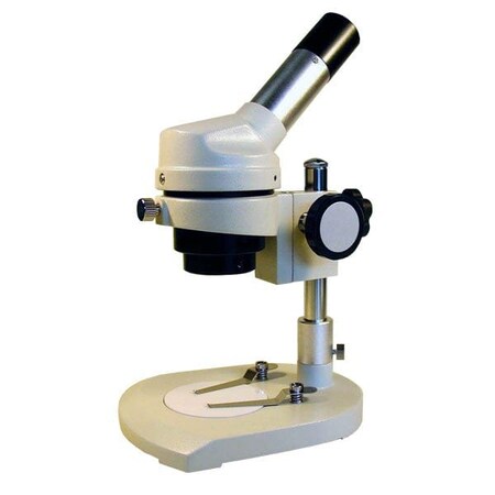 Amscope Excellent Dissecting Monocular Stereo Microscope 20X Magnification on Pillar Stand K104