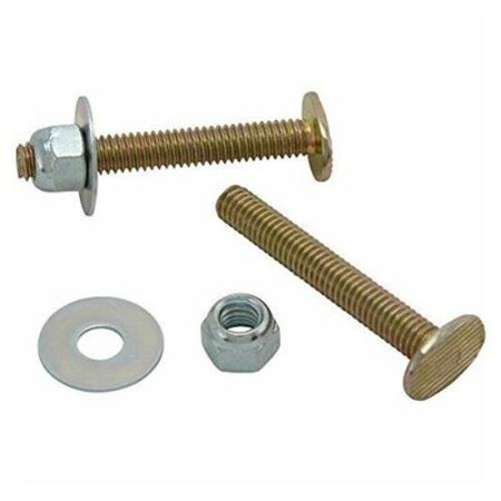 Oatey PP835-17 TOILET BOLT SET 5/16IN X 2-1/4IN BRS PL PP83517