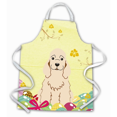 Carolines Treasures Easter Eggs Cocker Spaniel Buff Apron BB6094APRON