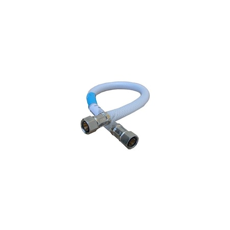 Larsen Supply Co. Appliance & Faucet Connector, Flexible Poly, 3/8 Compression x 3/8 Compression x 12-In. 223804