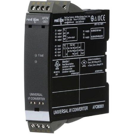 Red Lion Analog to Frequency Converter, 12V, 25mA AFCM0001