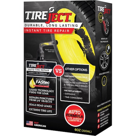 Tireject FAStec Tire Sealant 6 oz AUTOK-6