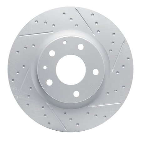 Dynamic Friction Co DFC Geoperformance Rotor - Drilled and Slotted 830-80081R