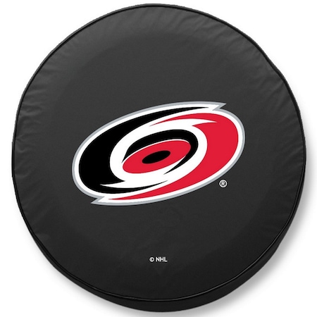 Holland Bar Stool Co 21 1/2 x 8 Carolina Hurricanes Tire Cover TCOCarHurBK
