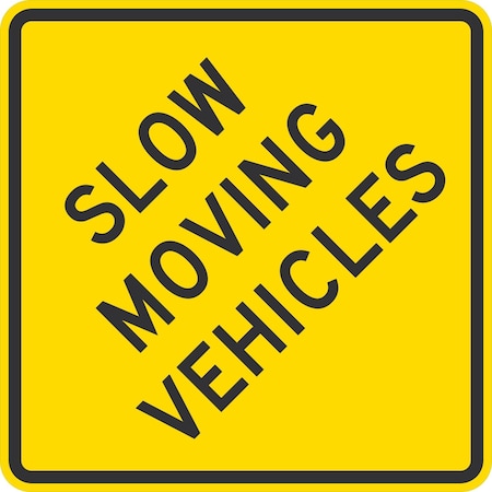 Lyle Slow Moving Vehicles, 36x36, Engineer Grade, Yellow G-16048-EG_36x36
