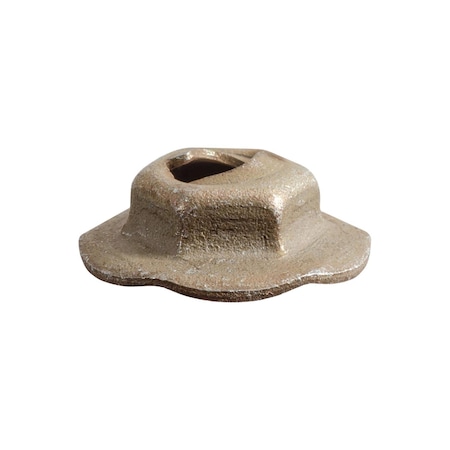 Auveco Thread Cutting Nut 3.2mm Stud 14mm O.D, 100PK 24604