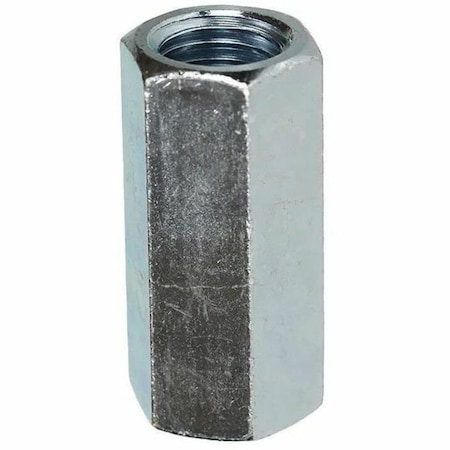 Dottie Coupling Nut, 3/4''-10, Steel, Zinc Plated, 2-1/4 in Lg, 25 PK RC6
