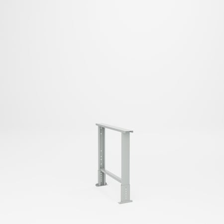 Pucel Adjustable Bench Legs, 34 in W x 34 in D x 32.5-37.5 in H, Gray ABL-34