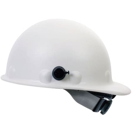 Fibre-Metal By Honeywell Type I, Non-Vented, Cap-Style Smooth Dome Hard Hat w/Heat Resistant Fiberglass Shell, 8-Point SuperEig P2AQRW01A000